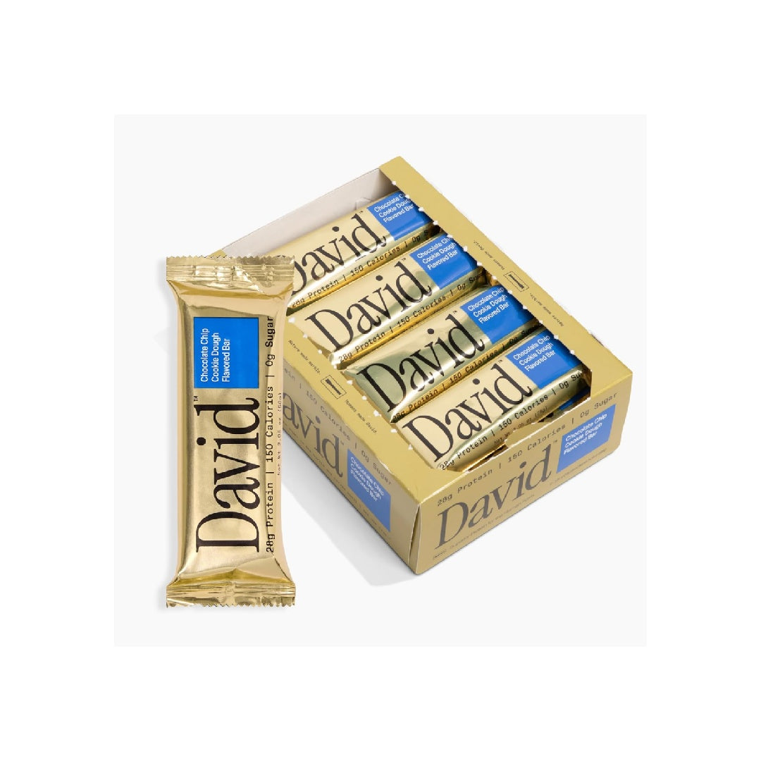 David's High Protein Bars Sugar Free, 28g Protein, 150 Calories - 12 Pack