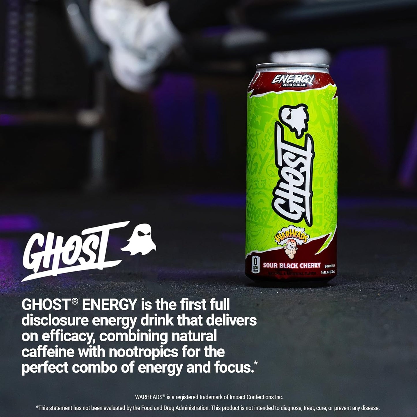 GHOST Energy Drink – Power & Focus, 12 Pack
