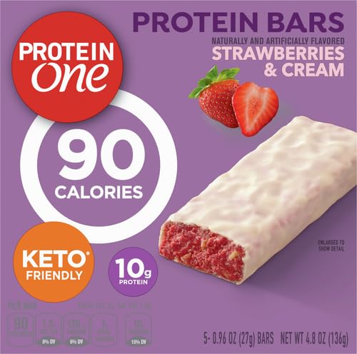 Protein One 90 Calorie Protein Bars, Peanut Butter Chocolate, 5 Bars