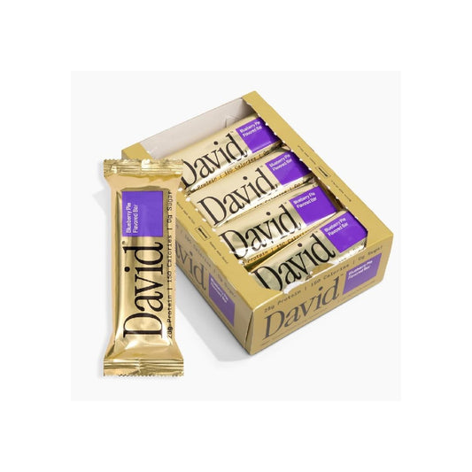 David's High Protein Bars Sugar Free, 28g Protein, 150 Calories - 12 Pack