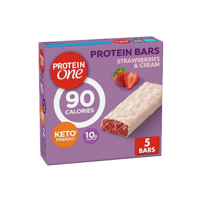 Protein One 90 Calorie Protein Bars, Peanut Butter Chocolate, 5 Bars