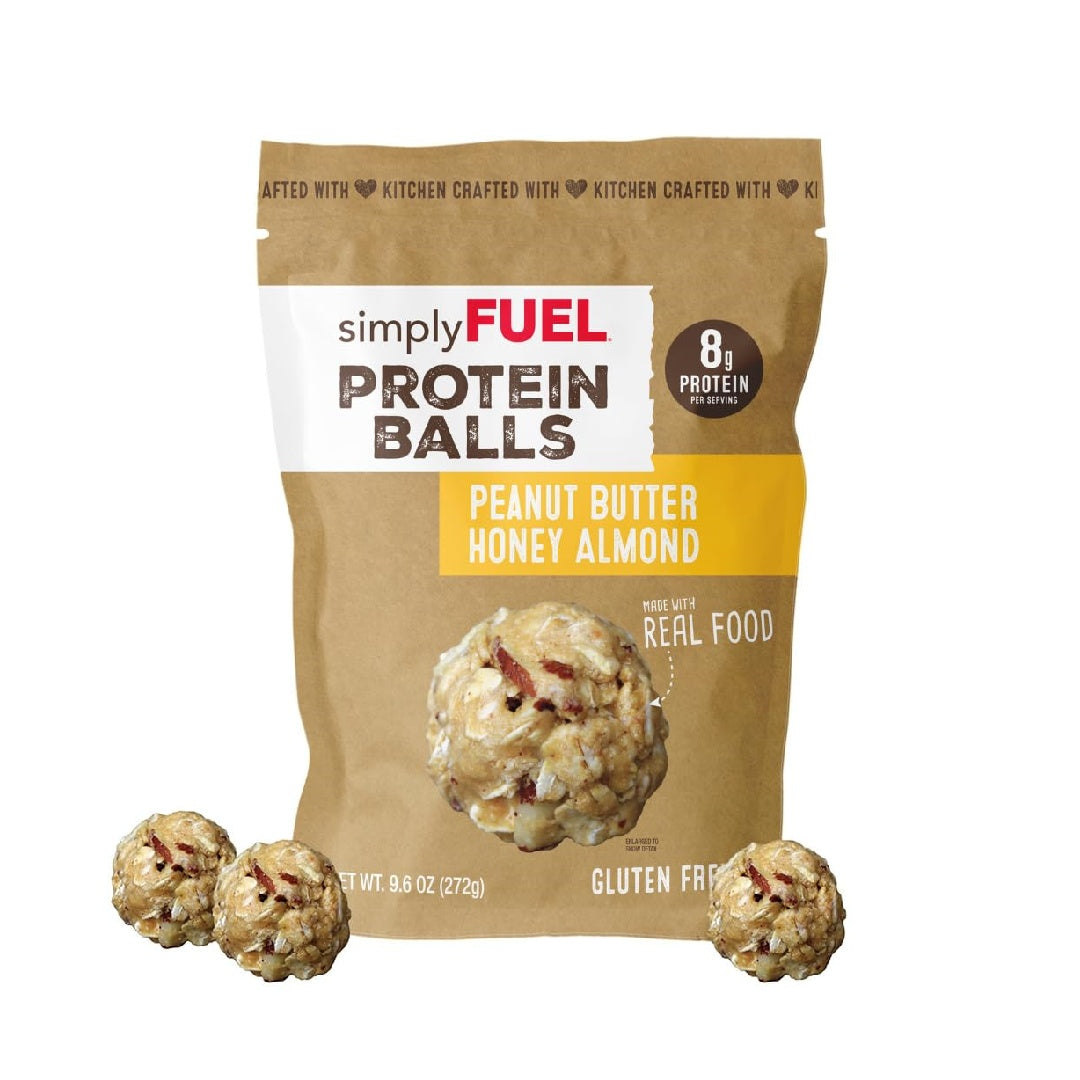 simplyFUEL Whole Food Protein Balls - Chocolate Chip Cookie Dough Snacks - 8g Protein Snack